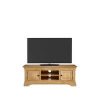 selling constance oak ready assembled large tv unit fits up to 60 inch tv 5f1c0aa75e107