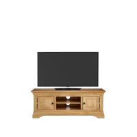 selling constance oak ready assembled large tv unit fits up to 60 inch tv 5f1c0aa75e107