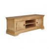 selling constance oak ready assembled large tv unit fits up to 60 inch tv 5f1c0ab15b0ef