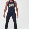 selling core shaun logo vest navy 5efc8191ceee7