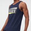 selling core shaun logo vest navy 5efc819297788
