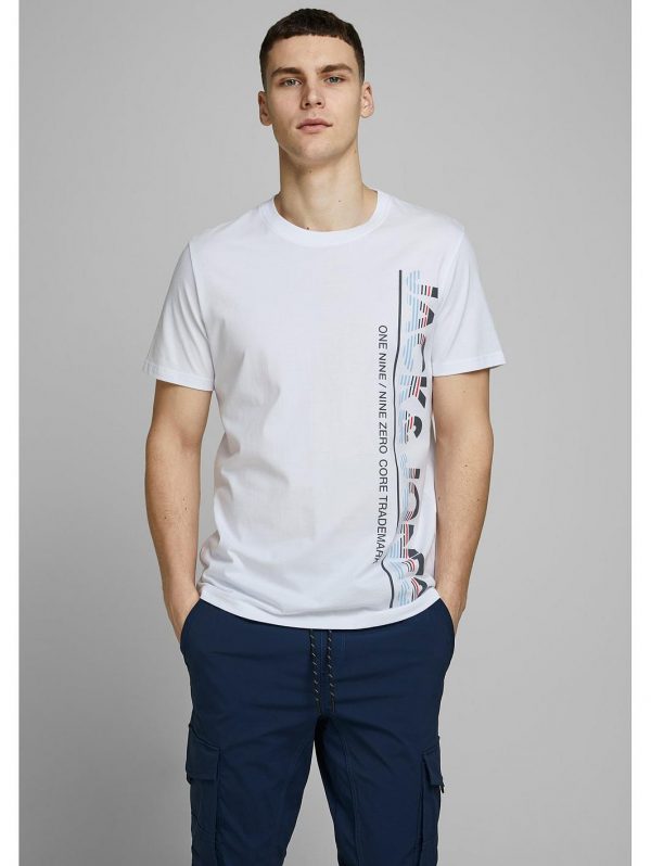 selling core side logo t shirt white 5efc82c4bbe16