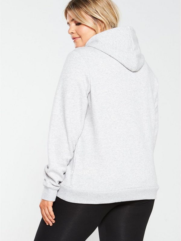 selling curve essentials logo hoodie grey 5efee7206b265