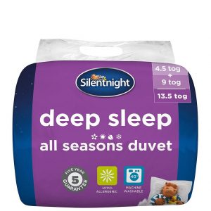 selling deep sleep all seasons 4 5 9 tog duvet 5efef0bd91d0f