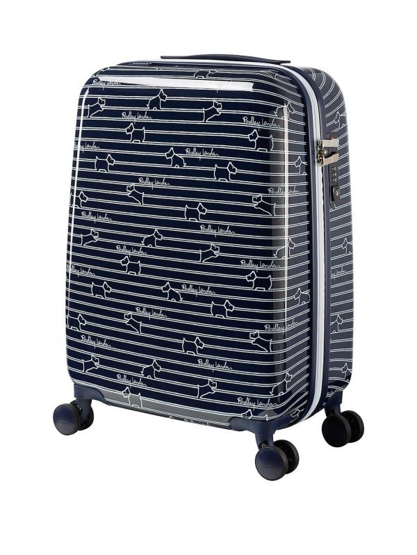 selling dog stripe small 4 wheel suitcase ink 5f018a39a40d1