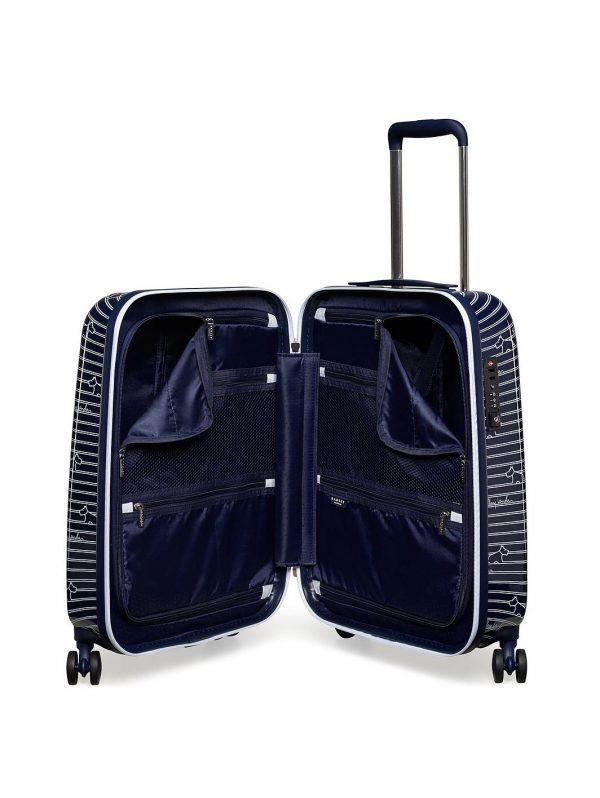 selling dog stripe small 4 wheel suitcase ink 5f018a3a4332f