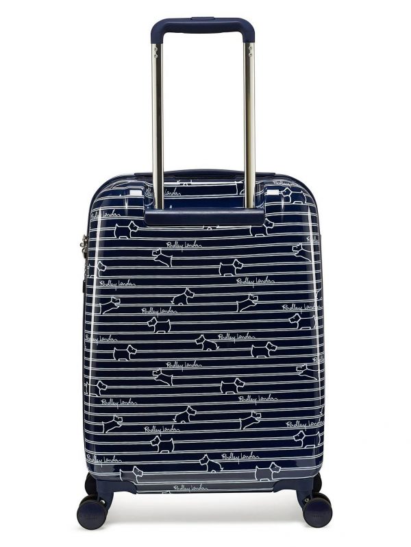 selling dog stripe small 4 wheel suitcase ink 5f018a3b0fd47