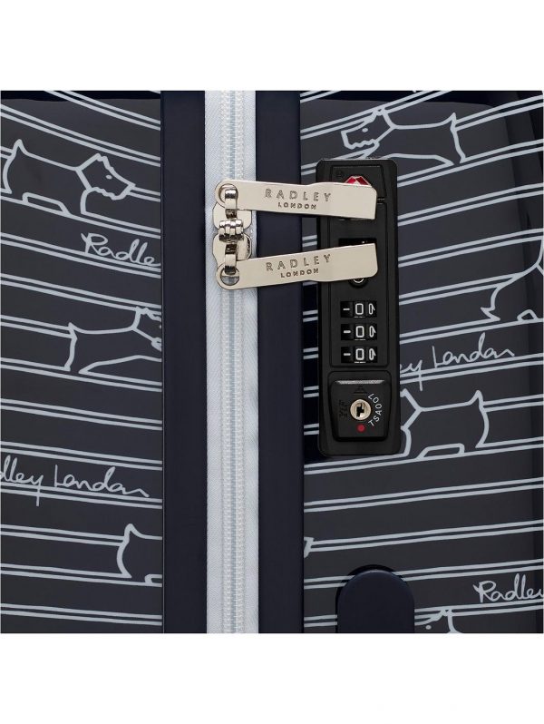 selling dog stripe small 4 wheel suitcase ink 5f018a3bd0590