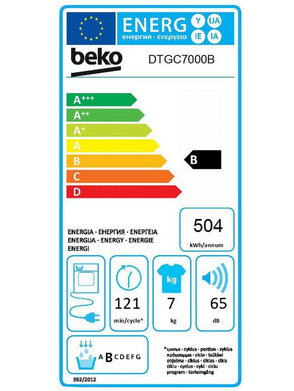 selling dtgc7000b 7kg load full size condenser sensor dryer black 5f0573d521d8b