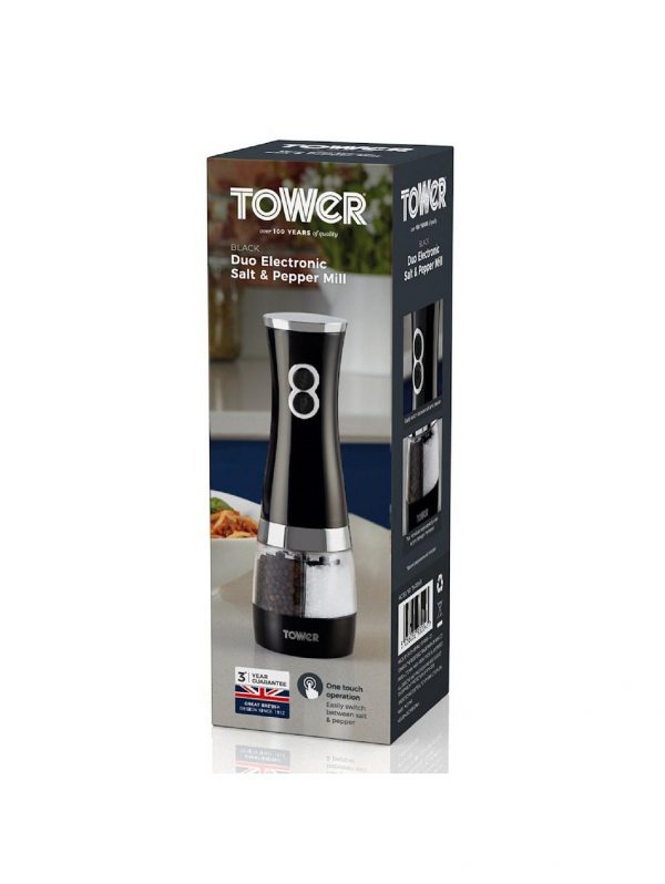 selling duo electric salt and pepper mill black 5efc7897ae77b