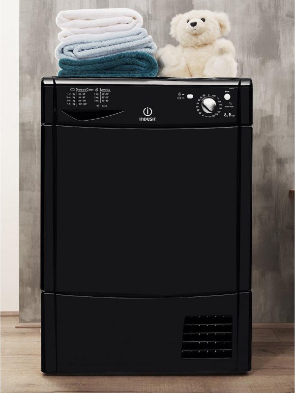 selling ecotime idc8t3bk 8kg condenser tumble dryer black 5f0573f641c1b