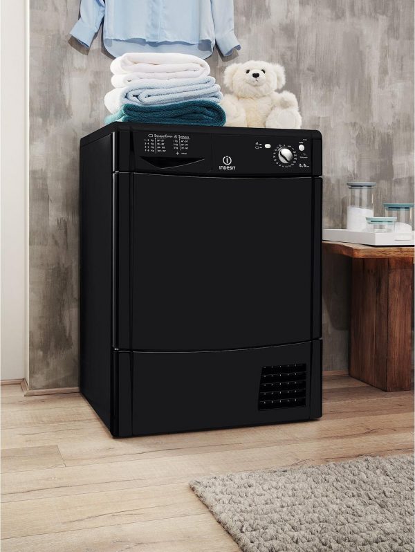 selling ecotime idc8t3bk 8kg condenser tumble dryer black 5f0573f76c4c1