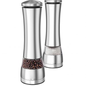 selling electronic salt and pepper mill set stainless steel 5efc79e1b81a8