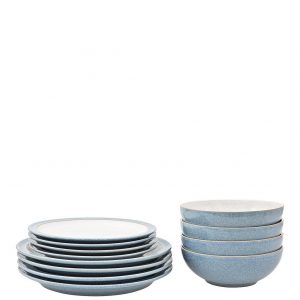 selling elements 12 piece dinner set blue 5efc782bd4fa6