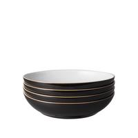 selling elements 4 piece pasta bowl set black 5efc79328c4e0