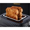 selling empire 2 slice textured toaster black 5f1d23f6851e9