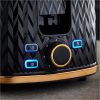selling empire 2 slice textured toaster black 5f1d23f740355