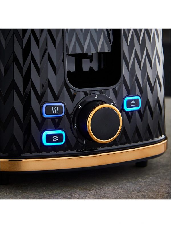 selling empire 2 slice textured toaster black 5f1d23f740355