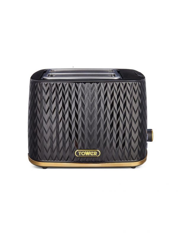 selling empire 2 slice textured toaster black 5f1d23fa84653