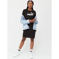 selling ess t shirt dress black 5efee75ee1f27