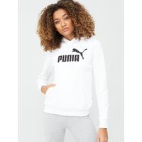 selling essential logo hoodie white 5efee838379b0