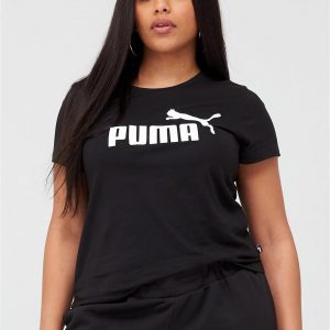 selling essential logo t shirt plus black 5efee6996436b