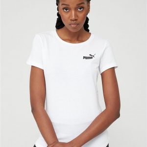 selling essential small logo t shirt white 5efee99bee3a7