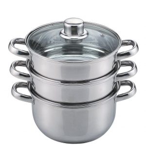 selling essential stainless steel 3 tier 18 cm steamer 5f05b5a13f397