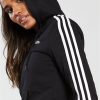selling essentials 3 stripe full zip hoodie black 5efcbdd5aa6e5
