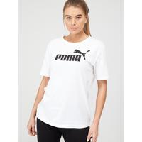 selling essentials logo boyfriend t shirt white 5efee8f9aa4e0