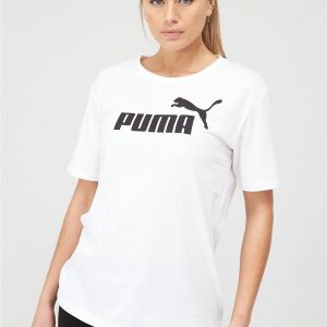 selling essentials logo boyfriend t shirt white 5efee8fe9a767