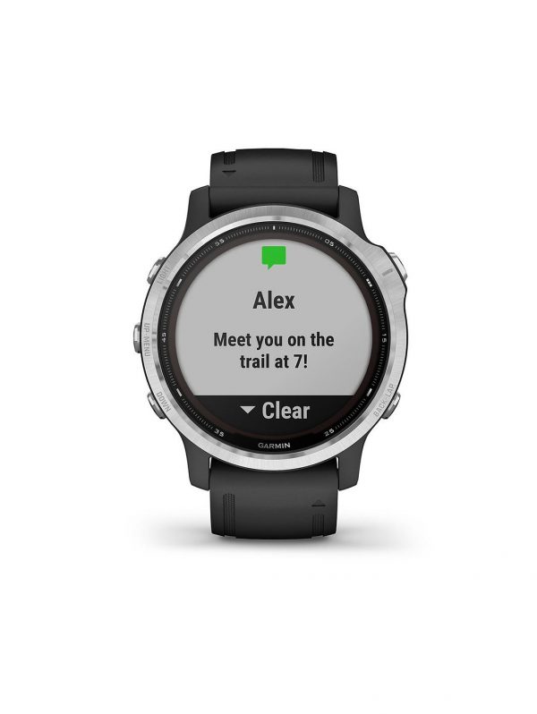 selling fenix 6s solar gps watch ww silver with black band 5f081b8230bf6