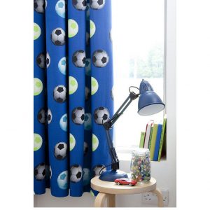 selling football lined curtains 5f01942757530
