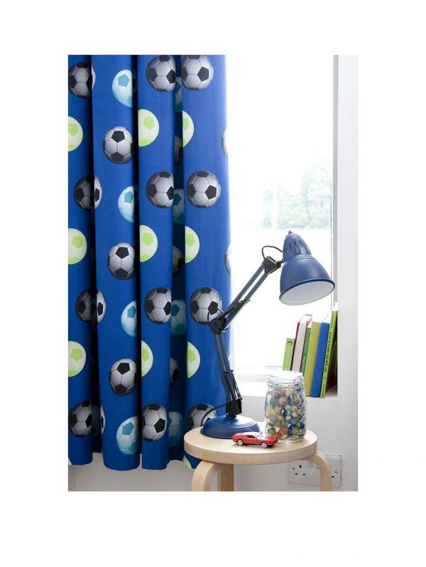 selling football lined curtains 5f01942757530
