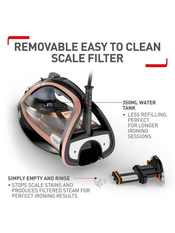 selling fv9845 ultimate pure steam iron black and rose gold 5f0580c2c1864