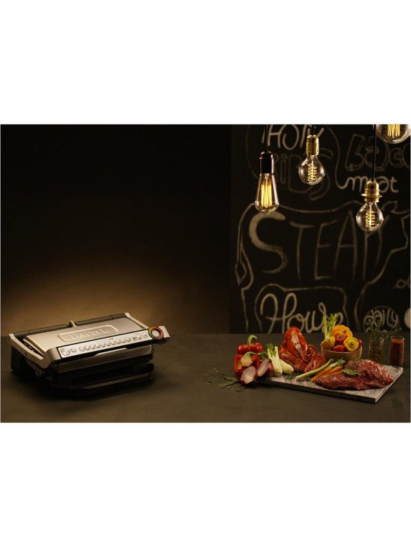 selling gc722d40 optigrill xl grill 9 automatic settings and cooking sensor stainless steel 5f056639833bc