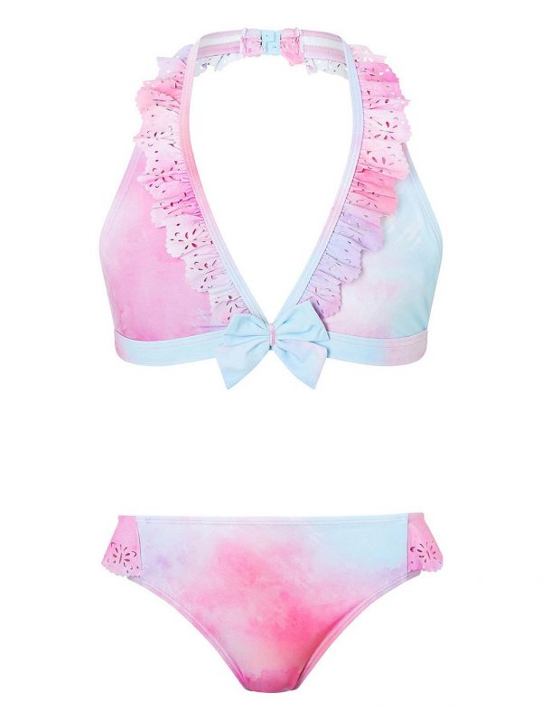 selling girls alice tie dye bikini pink 5f01888c214e8