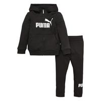 selling girls essentials zip through hoodie and legging set black 5efee9a27ee9c