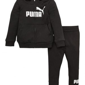 selling girls essentials zip through hoodie and legging set black 5efee9a62a423