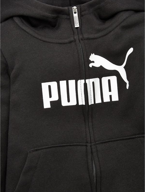 selling girls essentials zip through hoodie and legging set black 5efee9a762f64