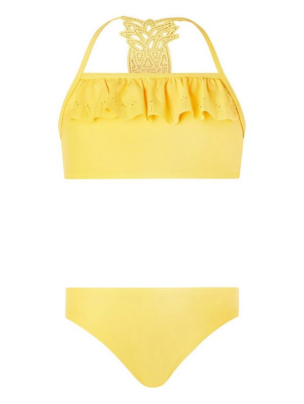 selling girls s e w pia pineapple bikini yellow 5f042a0920e21