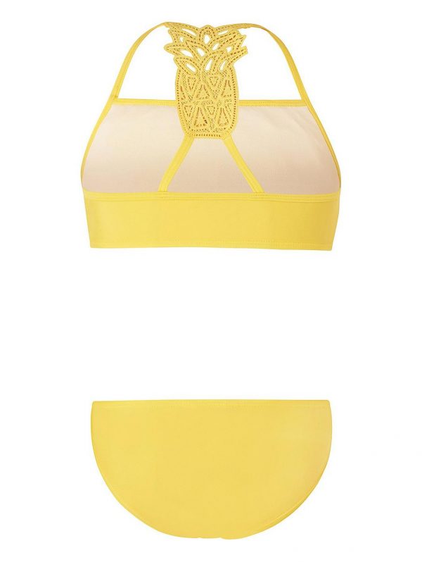 selling girls s e w pia pineapple bikini yellow 5f042a09efeb4