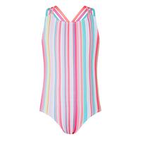 selling girls s e w sameria stripe swimsuit multi 5f0036c583420