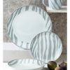 selling grey tribal print 16 piece dinner set 5efc79efb15c9