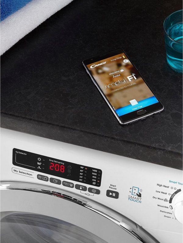 selling gvsw496dc 9kg wash 6kg dry 1400 spin washer dryer with smart touch white chrome 5f211c1b15e2e