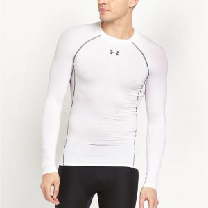 selling heatgear long sleeve tee white 5f06d30433f7d