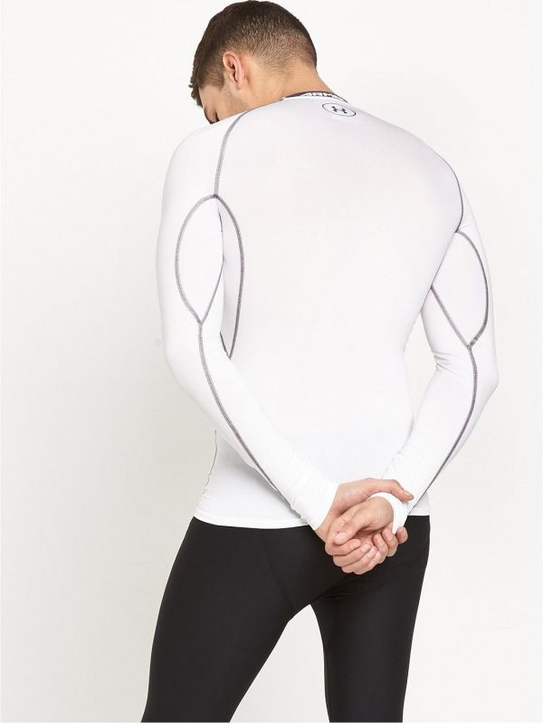 selling heatgear long sleeve tee white 5f06d30519fcd