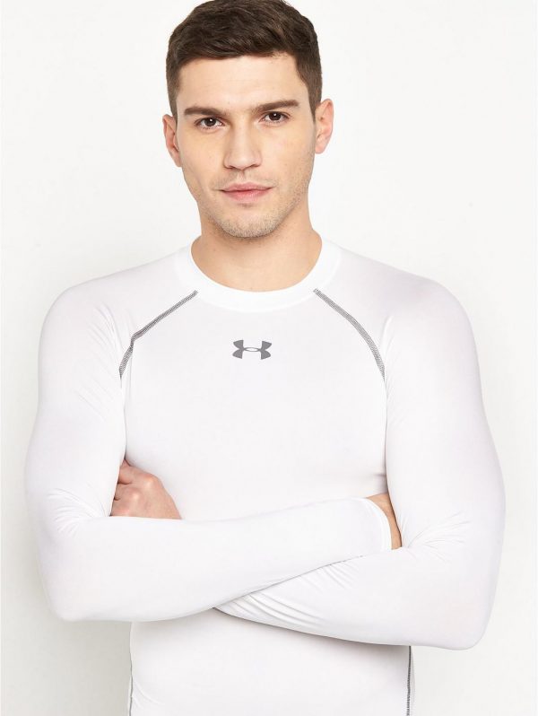 selling heatgear long sleeve tee white 5f06d30833c77