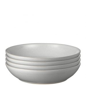 selling intro set of 4 pasta bowls soft grey 5efc7a2a22518