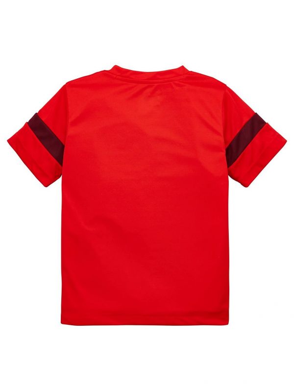 selling junior football tee red 5efee945b5261